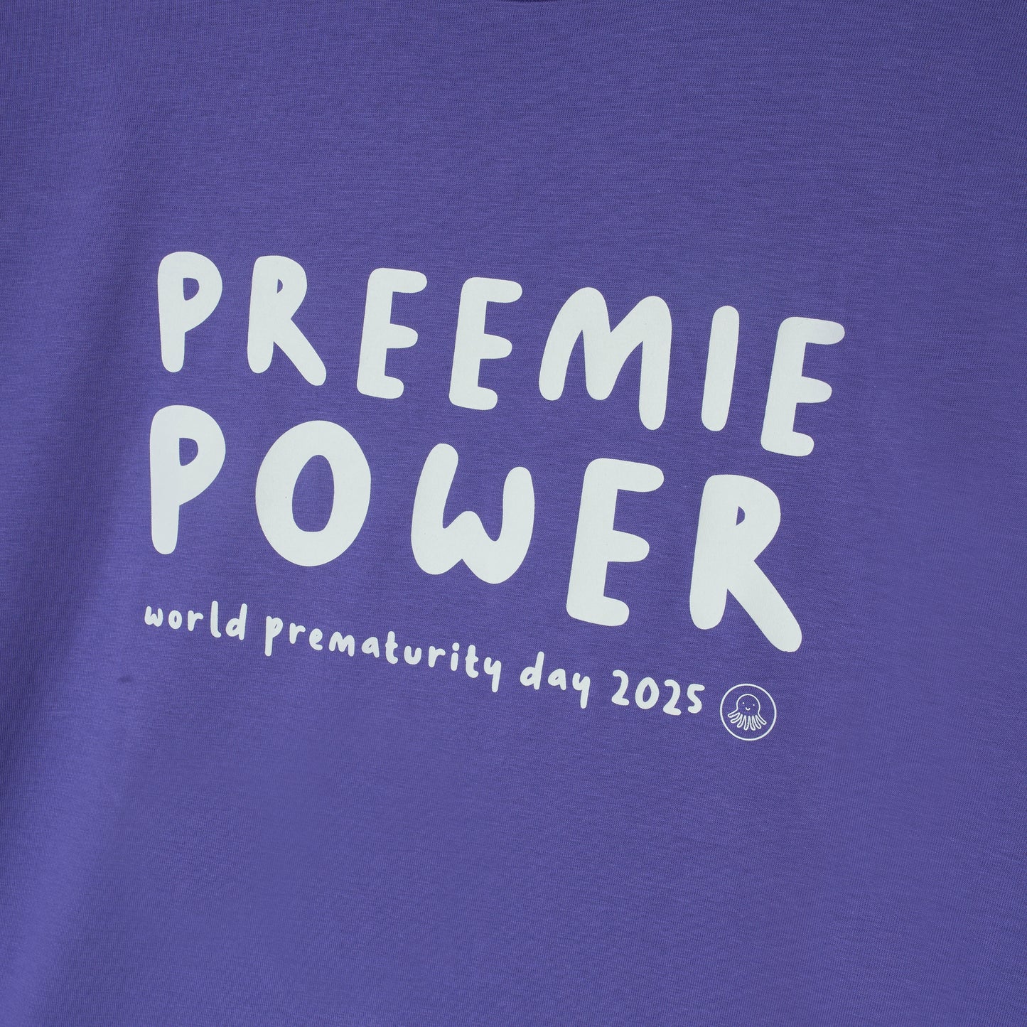 SuperDinky - PREEMIE POWER - world prematurity tee - Purple