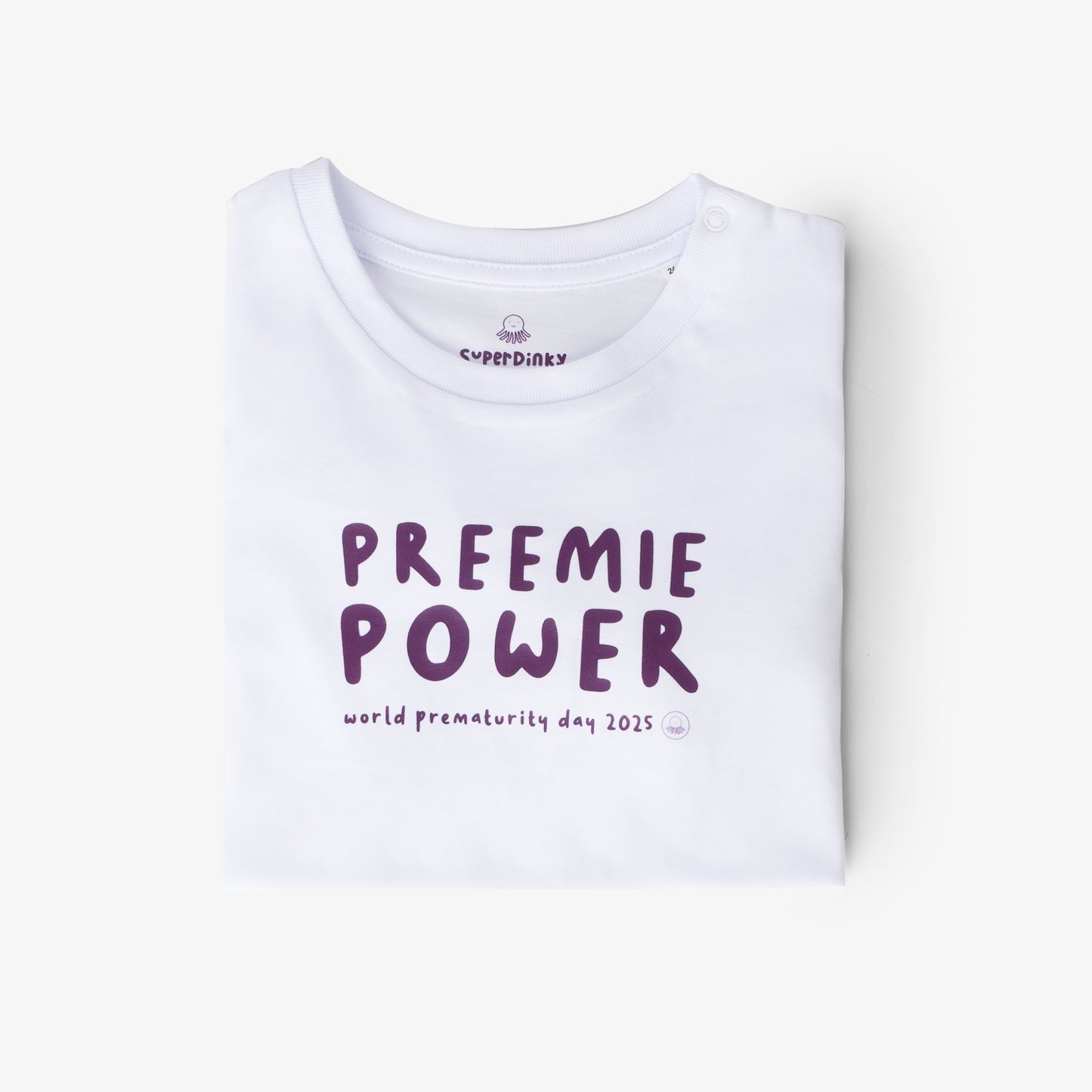 SUPERDINKY WARRIOR TEE - PREEMIE POWER - World Prematurity Day 2025