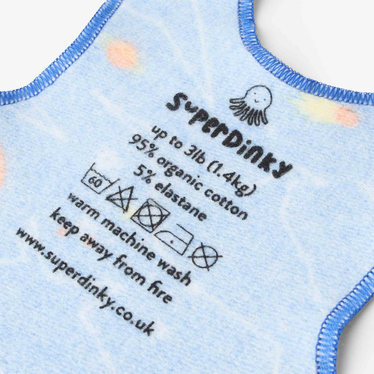 Dino Galaxy - NICU shortee baby vest