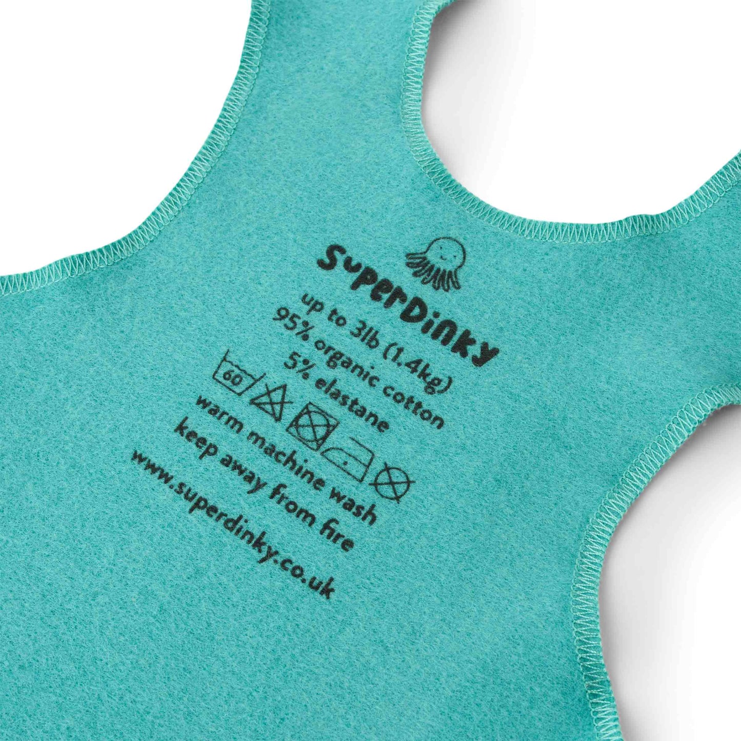 NICU Shortee in SuperDinky logo print