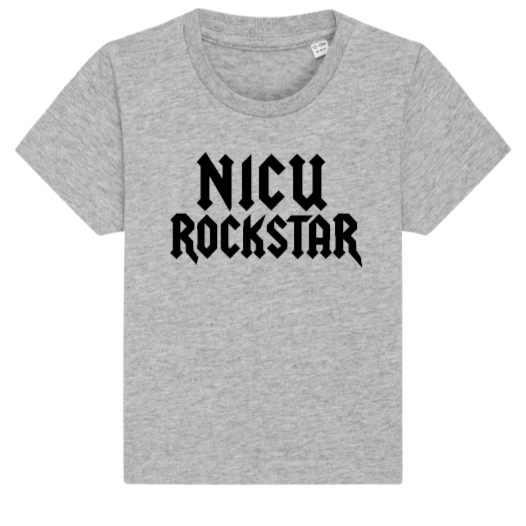 SuperDinky Baby Tee - NICU ROCKSTAR