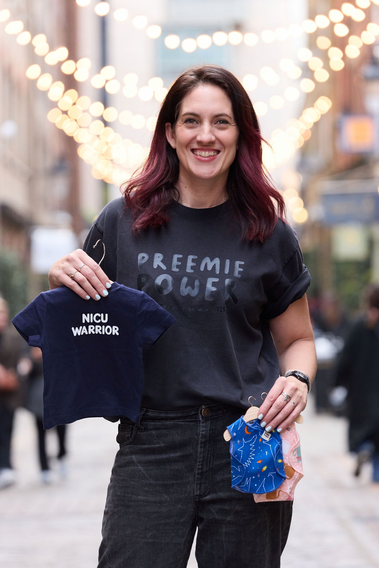 SuperDinky - PREEMIE POWER tee - black - oversized fit