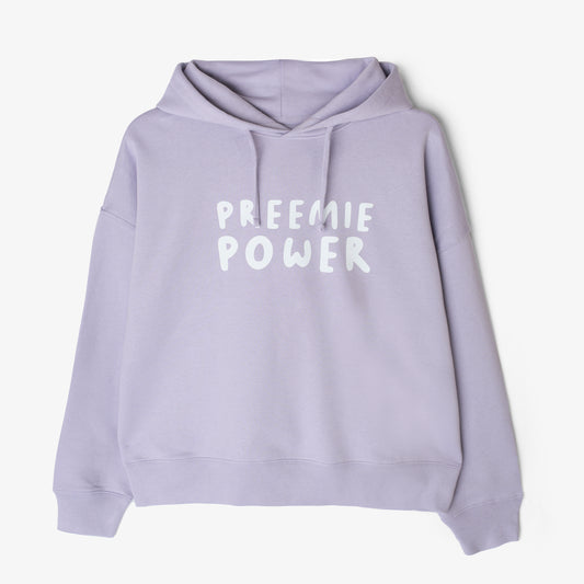 SuperDinky - Preemie Power Hoodie Lilac