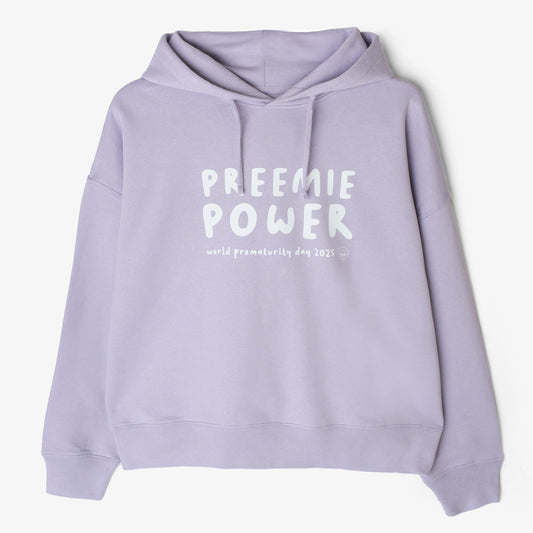 SuperDinky - Preemie Power Hoodie Lilac