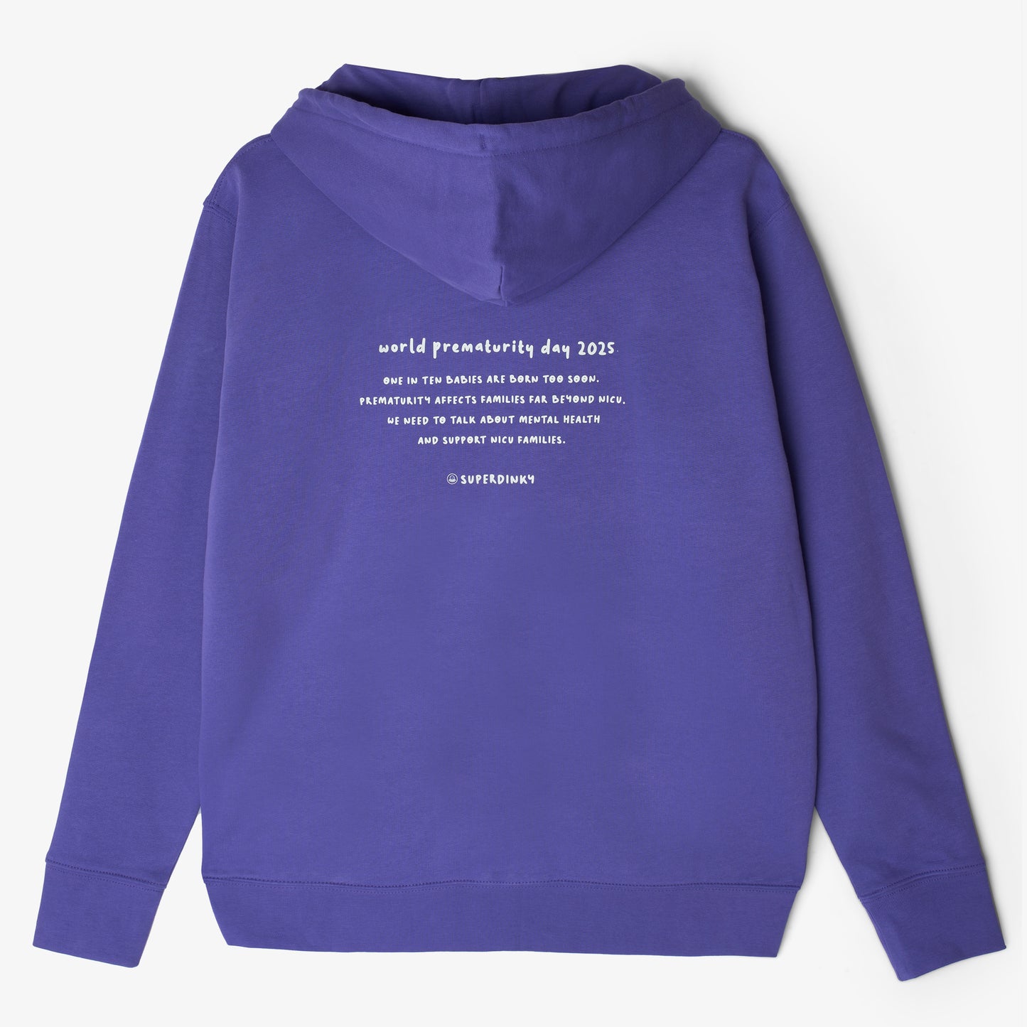 SuperDinky - Preemie Power Zip Thro Hoodie