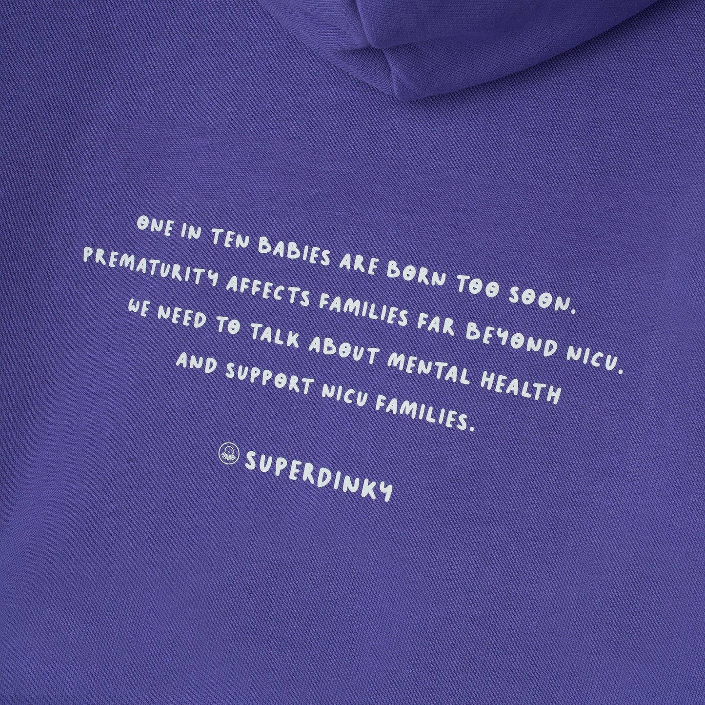 SuperDinky - Preemie Power Zip Thro Hoodie