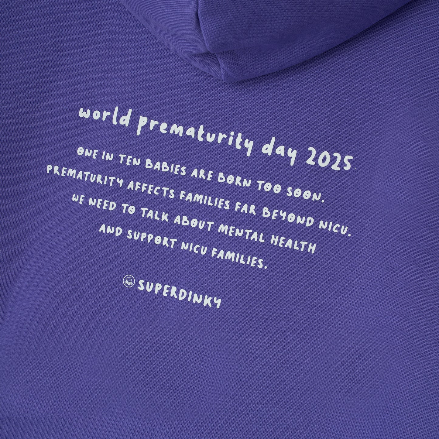 SuperDinky - Preemie Power Zip Thro Hoodie