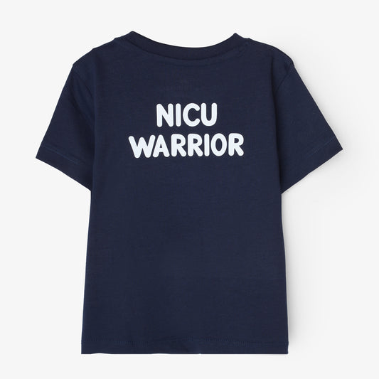 SUPERDINKY WARRIOR TEE - NICU WARRIOR - Navy (pre order)