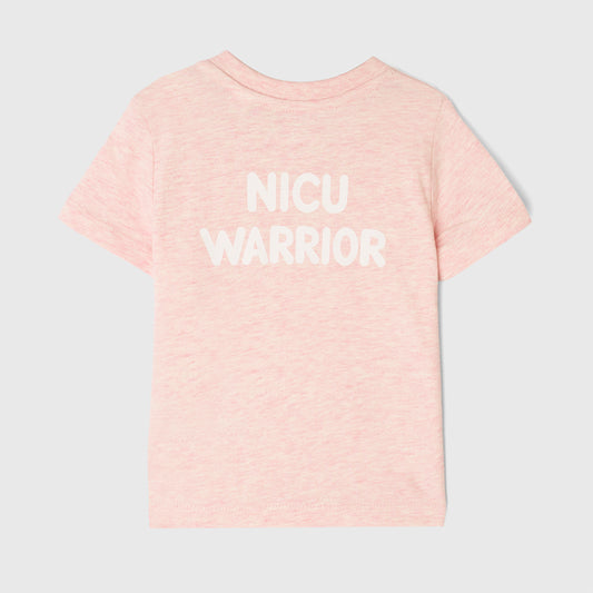 NICU WARRIOR Tee- Heather Pink