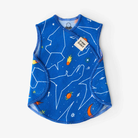 Dino Galaxy - NICU shortee baby vest