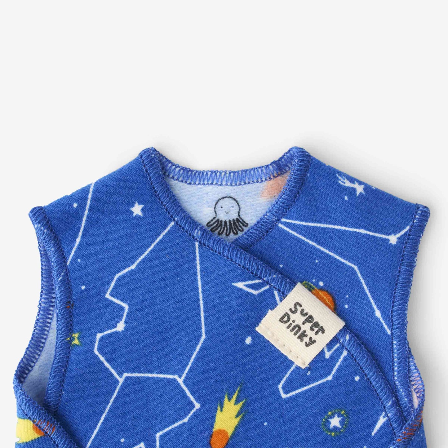 Dino Galaxy - NICU shortee baby vest