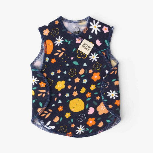SuperDinky tutti fruity flower NICU vest