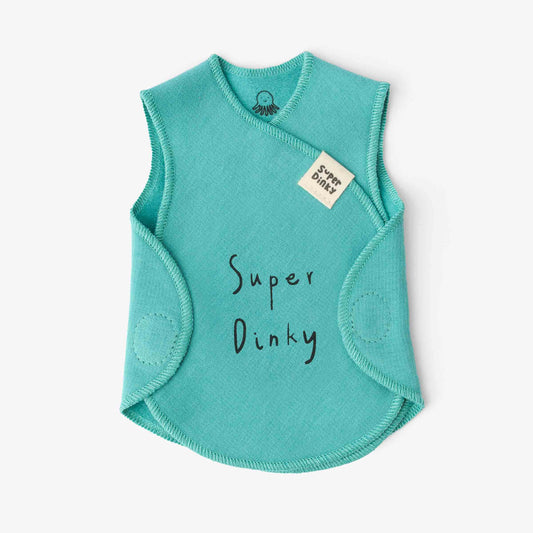 NICU Shortee in SuperDinky logo print