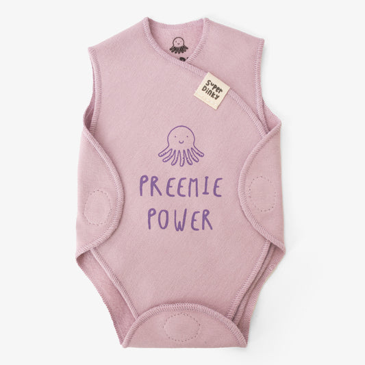 Preemie Power NICU vest - Lilac