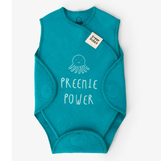Preemie Power NICU vest - Teal
